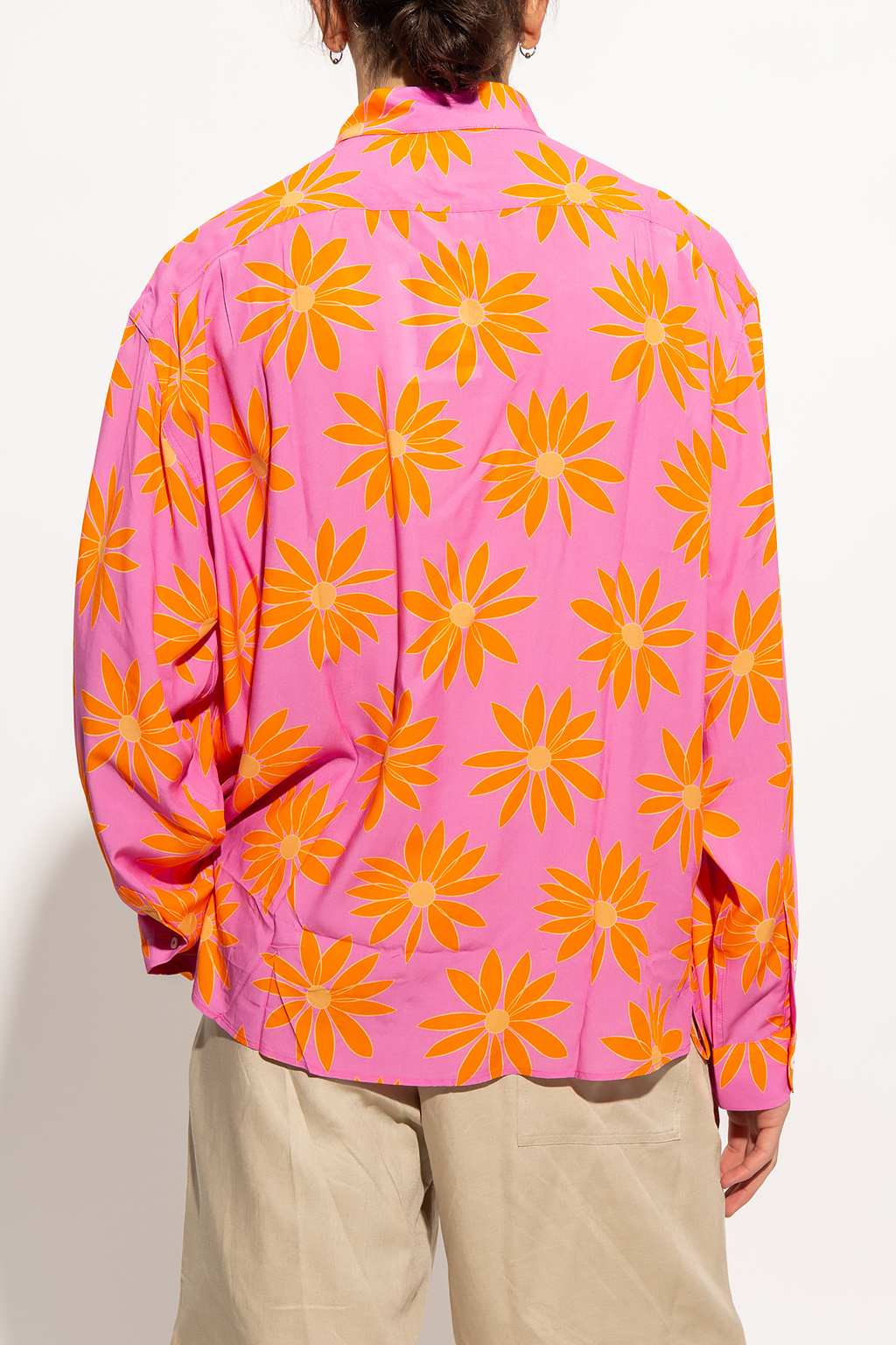 JACQUEMUS ハムフリントショトスリフシャツ 255SH2011585 9BZ Floral shirt Jacquemus - SchaferandweinerShops KR - kort
